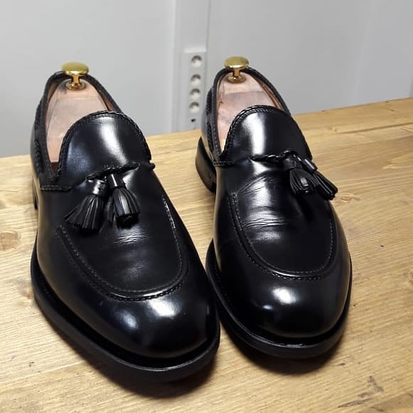 Полировка лоферов с кисточками