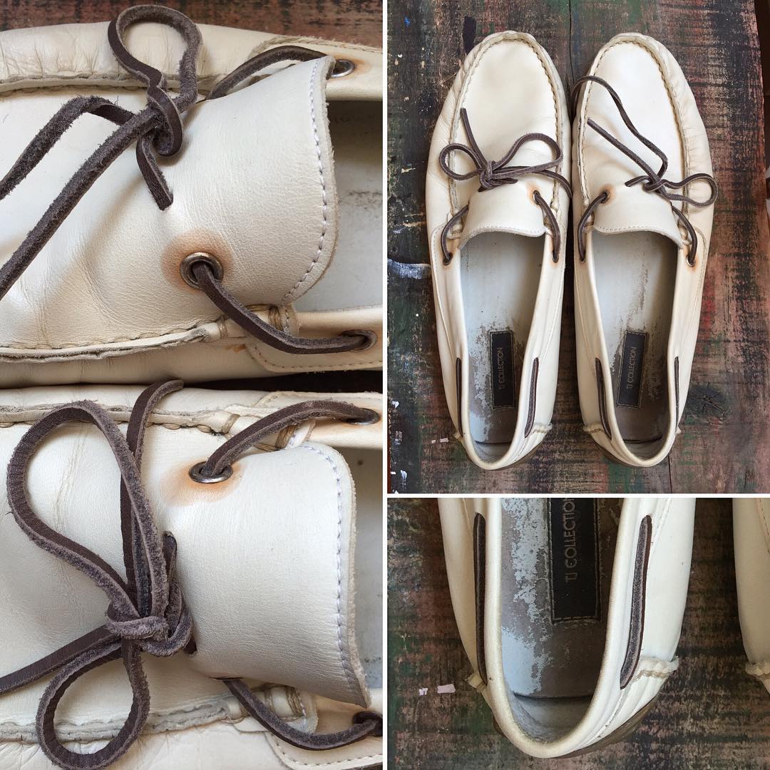 Белые топсайдеры TJ Collection